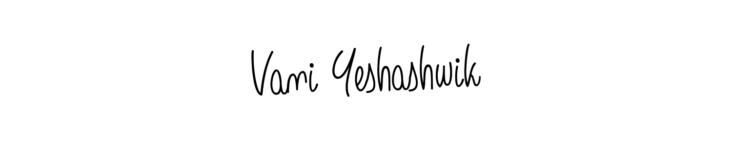 Also You can easily find your signature by using the search form. We will create Vani Yeshashwik name handwritten signature images for you free of cost using Angelique-Rose-font-FFP sign style. Vani Yeshashwik signature style 5 images and pictures png
