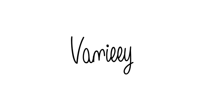 You should practise on your own different ways (Angelique-Rose-font-FFP) to write your name (Vanieey) in signature. don't let someone else do it for you. Vanieey signature style 5 images and pictures png