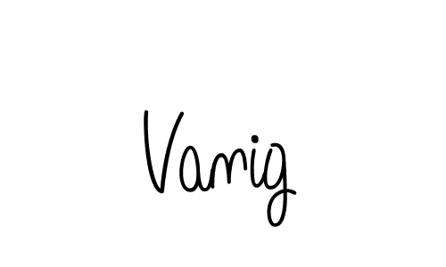 Also we have Vanig name is the best signature style. Create professional handwritten signature collection using Angelique-Rose-font-FFP autograph style. Vanig signature style 5 images and pictures png