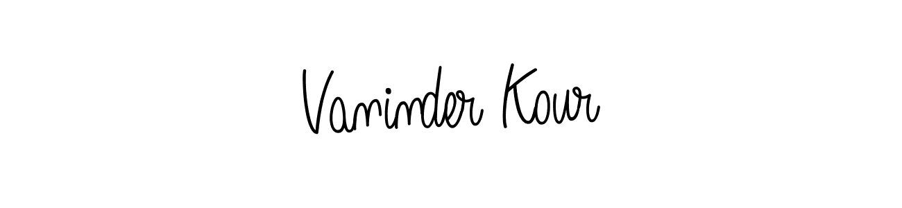This is the best signature style for the Vaninder Kour name. Also you like these signature font (Angelique-Rose-font-FFP). Mix name signature. Vaninder Kour signature style 5 images and pictures png