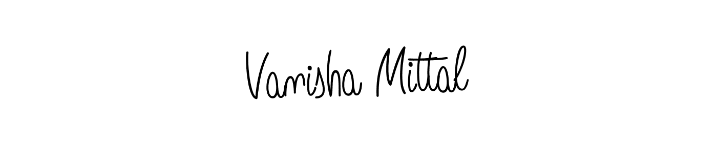 How to Draw Vanisha Mittal signature style? Angelique-Rose-font-FFP is a latest design signature styles for name Vanisha Mittal. Vanisha Mittal signature style 5 images and pictures png