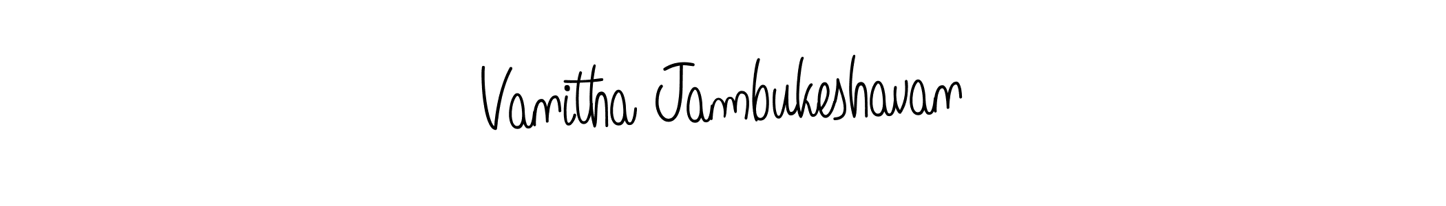 Best and Professional Signature Style for Vanitha Jambukeshavan. Angelique-Rose-font-FFP Best Signature Style Collection. Vanitha Jambukeshavan signature style 5 images and pictures png