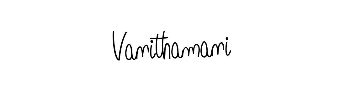 You can use this online signature creator to create a handwritten signature for the name Vanithamani. This is the best online autograph maker. Vanithamani signature style 5 images and pictures png