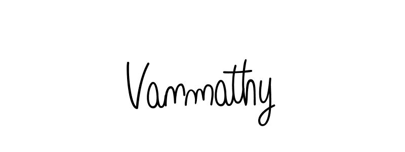 How to make Vanmathy signature? Angelique-Rose-font-FFP is a professional autograph style. Create handwritten signature for Vanmathy name. Vanmathy signature style 5 images and pictures png
