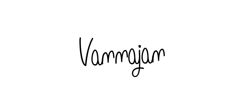 Use a signature maker to create a handwritten signature online. With this signature software, you can design (Angelique-Rose-font-FFP) your own signature for name Vannajan. Vannajan signature style 5 images and pictures png