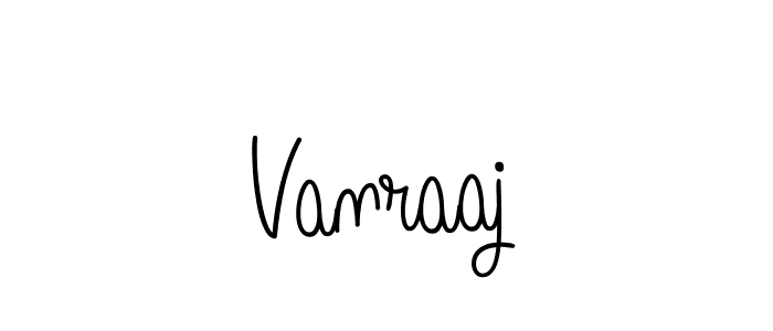 How to make Vanraaj signature? Angelique-Rose-font-FFP is a professional autograph style. Create handwritten signature for Vanraaj name. Vanraaj signature style 5 images and pictures png