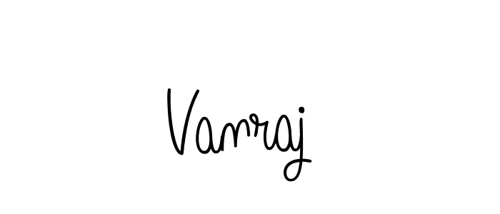 How to Draw Vanraj  signature style? Angelique-Rose-font-FFP is a latest design signature styles for name Vanraj . Vanraj  signature style 5 images and pictures png