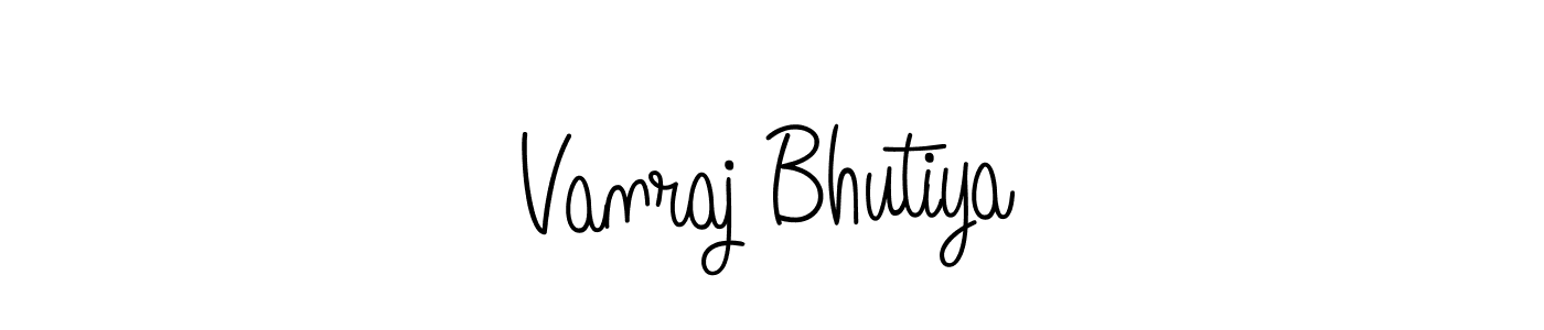 Once you've used our free online signature maker to create your best signature Angelique-Rose-font-FFP style, it's time to enjoy all of the benefits that Vanraj Bhutiya name signing documents. Vanraj Bhutiya signature style 5 images and pictures png