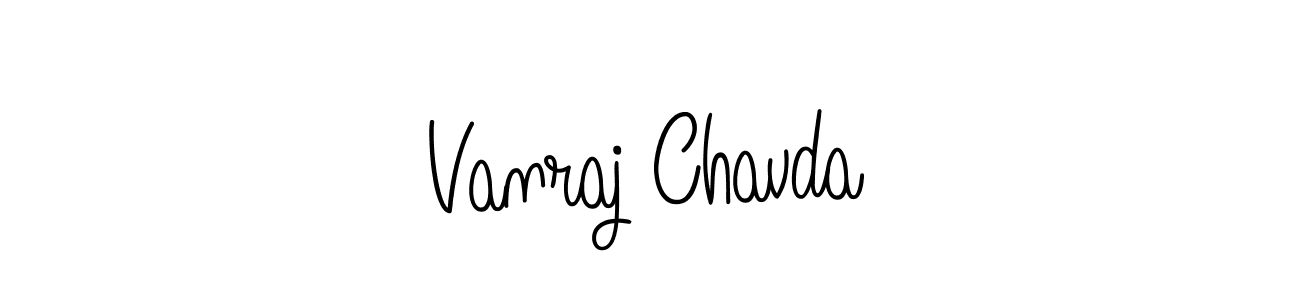 Make a beautiful signature design for name Vanraj Chavda. Use this online signature maker to create a handwritten signature for free. Vanraj Chavda signature style 5 images and pictures png