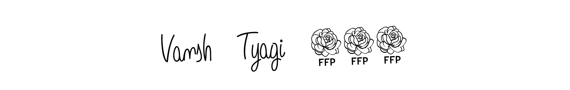 Also You can easily find your signature by using the search form. We will create Vansh   Tyagi   123 name handwritten signature images for you free of cost using Angelique-Rose-font-FFP sign style. Vansh   Tyagi   123 signature style 5 images and pictures png