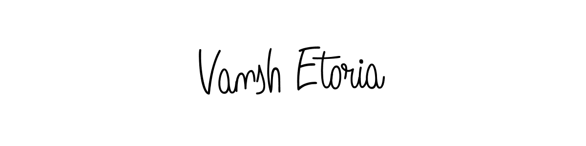 Make a beautiful signature design for name Vansh Etoria. Use this online signature maker to create a handwritten signature for free. Vansh Etoria signature style 5 images and pictures png