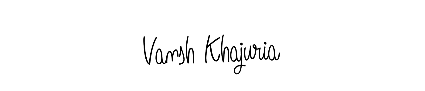 Angelique-Rose-font-FFP is a professional signature style that is perfect for those who want to add a touch of class to their signature. It is also a great choice for those who want to make their signature more unique. Get Vansh Khajuria name to fancy signature for free. Vansh Khajuria signature style 5 images and pictures png