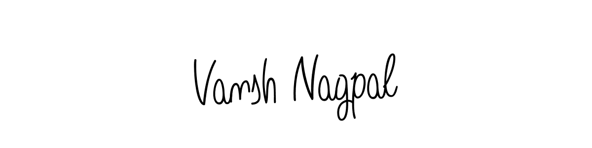Best and Professional Signature Style for Vansh Nagpal. Angelique-Rose-font-FFP Best Signature Style Collection. Vansh Nagpal signature style 5 images and pictures png