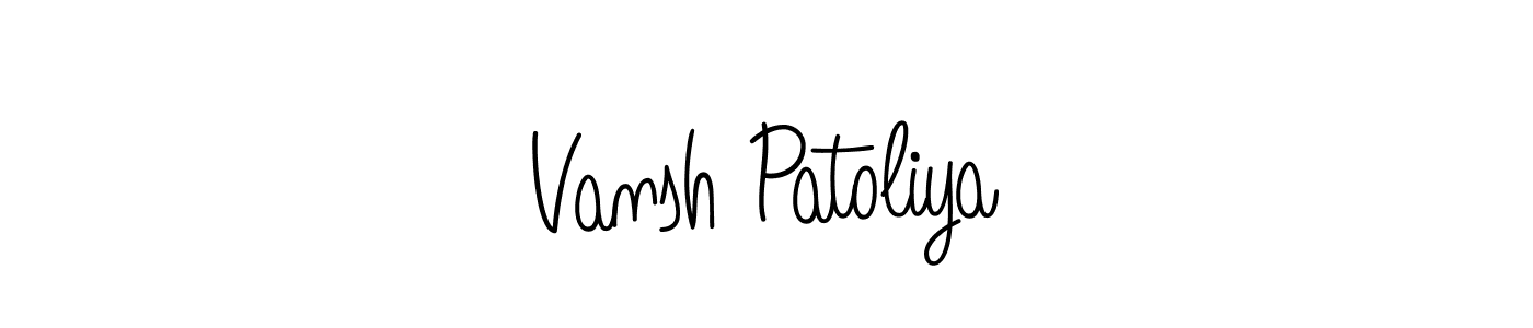 See photos of Vansh Patoliya official signature by Spectra . Check more albums & portfolios. Read reviews & check more about Angelique-Rose-font-FFP font. Vansh Patoliya signature style 5 images and pictures png