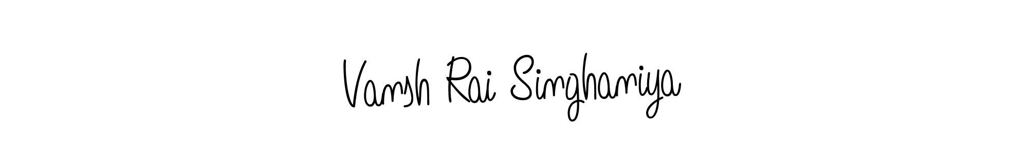 Once you've used our free online signature maker to create your best signature Angelique-Rose-font-FFP style, it's time to enjoy all of the benefits that Vansh Rai Singhaniya name signing documents. Vansh Rai Singhaniya signature style 5 images and pictures png