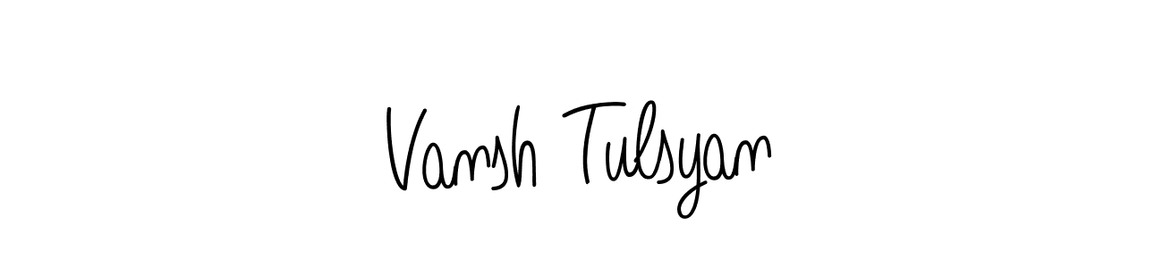 This is the best signature style for the Vansh Tulsyan name. Also you like these signature font (Angelique-Rose-font-FFP). Mix name signature. Vansh Tulsyan signature style 5 images and pictures png