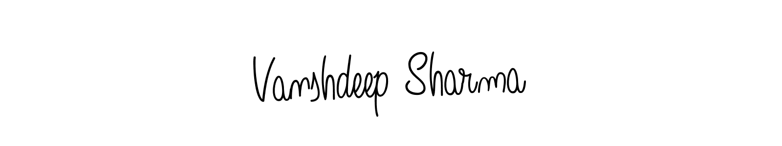 Also we have Vanshdeep Sharma name is the best signature style. Create professional handwritten signature collection using Angelique-Rose-font-FFP autograph style. Vanshdeep Sharma signature style 5 images and pictures png