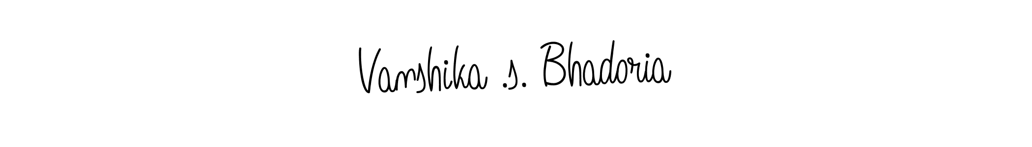 How to Draw Vanshika .s. Bhadoria signature style? Angelique-Rose-font-FFP is a latest design signature styles for name Vanshika .s. Bhadoria. Vanshika .s. Bhadoria signature style 5 images and pictures png