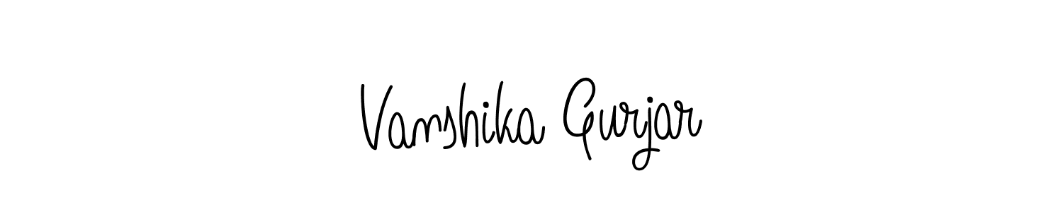 You can use this online signature creator to create a handwritten signature for the name Vanshika Gurjar. This is the best online autograph maker. Vanshika Gurjar signature style 5 images and pictures png