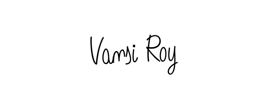 How to Draw Vansi Roy signature style? Angelique-Rose-font-FFP is a latest design signature styles for name Vansi Roy. Vansi Roy signature style 5 images and pictures png