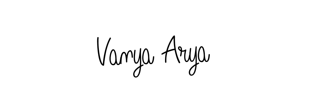 Make a beautiful signature design for name Vanya Arya. Use this online signature maker to create a handwritten signature for free. Vanya Arya signature style 5 images and pictures png