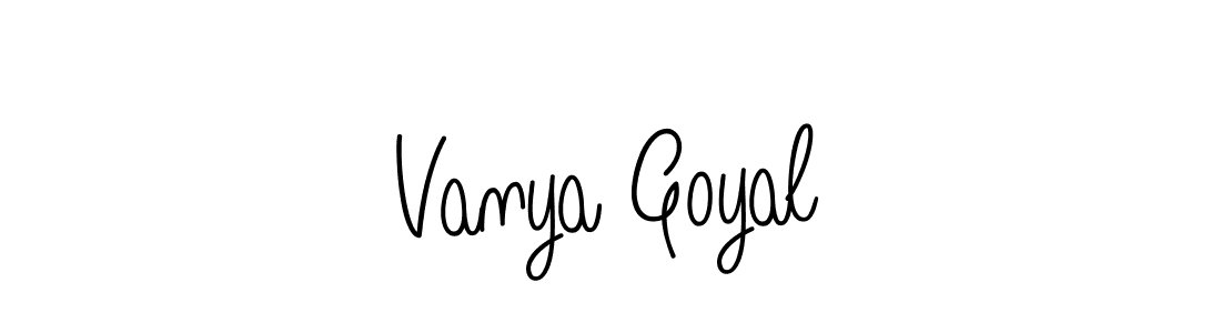 Best and Professional Signature Style for Vanya Goyal. Angelique-Rose-font-FFP Best Signature Style Collection. Vanya Goyal signature style 5 images and pictures png