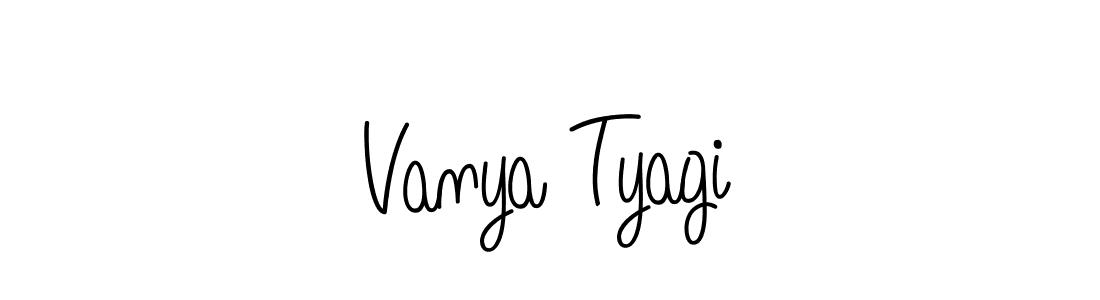 How to Draw Vanya Tyagi signature style? Angelique-Rose-font-FFP is a latest design signature styles for name Vanya Tyagi. Vanya Tyagi signature style 5 images and pictures png