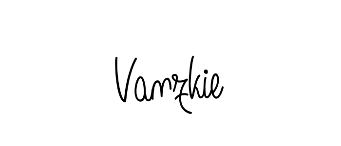 It looks lik you need a new signature style for name Vanzkie. Design unique handwritten (Angelique-Rose-font-FFP) signature with our free signature maker in just a few clicks. Vanzkie signature style 5 images and pictures png