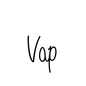 Vap stylish signature style. Best Handwritten Sign (Angelique-Rose-font-FFP) for my name. Handwritten Signature Collection Ideas for my name Vap. Vap signature style 5 images and pictures png