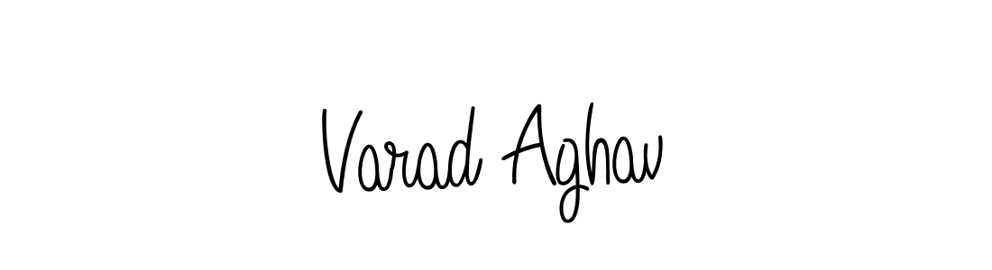 Design your own signature with our free online signature maker. With this signature software, you can create a handwritten (Angelique-Rose-font-FFP) signature for name Varad Aghav. Varad Aghav signature style 5 images and pictures png