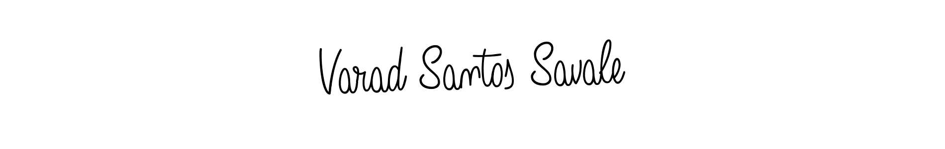 if you are searching for the best signature style for your name Varad Santos Savale. so please give up your signature search. here we have designed multiple signature styles  using Angelique-Rose-font-FFP. Varad Santos Savale signature style 5 images and pictures png