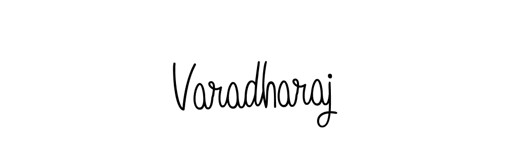 Design your own signature with our free online signature maker. With this signature software, you can create a handwritten (Angelique-Rose-font-FFP) signature for name Varadharaj. Varadharaj signature style 5 images and pictures png