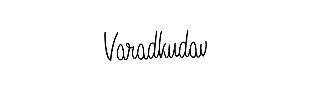 Varadkudav stylish signature style. Best Handwritten Sign (Angelique-Rose-font-FFP) for my name. Handwritten Signature Collection Ideas for my name Varadkudav. Varadkudav signature style 5 images and pictures png