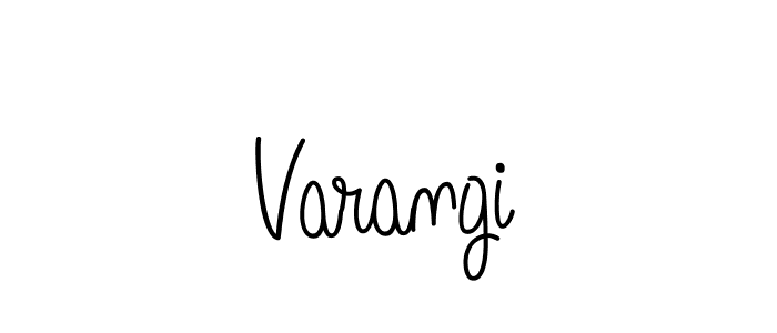 The best way (Angelique-Rose-font-FFP) to make a short signature is to pick only two or three words in your name. The name Varangi include a total of six letters. For converting this name. Varangi signature style 5 images and pictures png