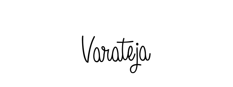 How to Draw Varateja signature style? Angelique-Rose-font-FFP is a latest design signature styles for name Varateja. Varateja signature style 5 images and pictures png