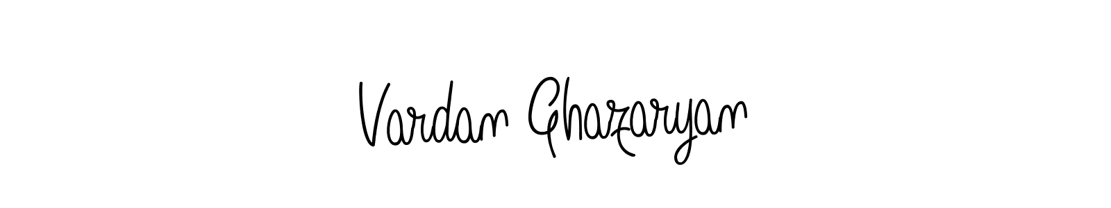 Make a short Vardan Ghazaryan signature style. Manage your documents anywhere anytime using Angelique-Rose-font-FFP. Create and add eSignatures, submit forms, share and send files easily. Vardan Ghazaryan signature style 5 images and pictures png