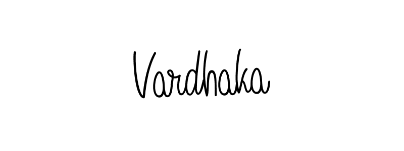 Design your own signature with our free online signature maker. With this signature software, you can create a handwritten (Angelique-Rose-font-FFP) signature for name Vardhaka. Vardhaka signature style 5 images and pictures png