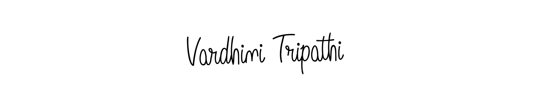 How to make Vardhini Tripathi signature? Angelique-Rose-font-FFP is a professional autograph style. Create handwritten signature for Vardhini Tripathi name. Vardhini Tripathi signature style 5 images and pictures png