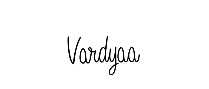 Also we have Vardyaa name is the best signature style. Create professional handwritten signature collection using Angelique-Rose-font-FFP autograph style. Vardyaa signature style 5 images and pictures png