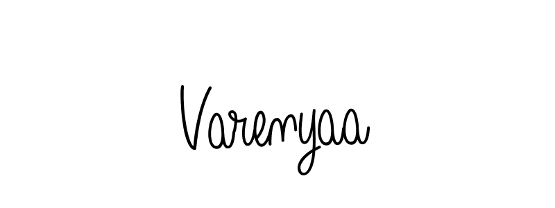 Make a beautiful signature design for name Varenyaa. Use this online signature maker to create a handwritten signature for free. Varenyaa signature style 5 images and pictures png