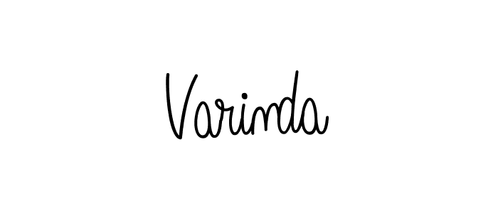 Make a beautiful signature design for name Varinda. Use this online signature maker to create a handwritten signature for free. Varinda signature style 5 images and pictures png