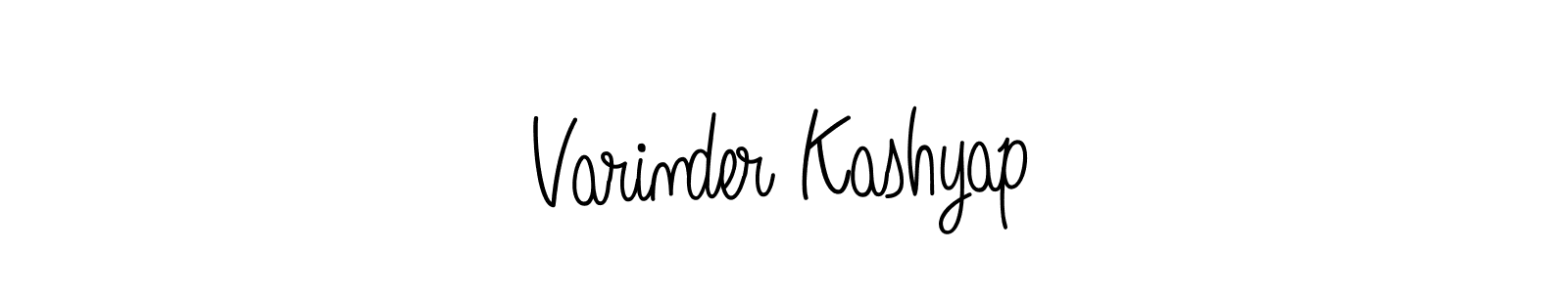 Here are the top 10 professional signature styles for the name Varinder Kashyap. These are the best autograph styles you can use for your name. Varinder Kashyap signature style 5 images and pictures png