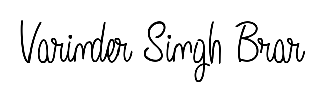 How to make Varinder Singh Brar name signature. Use Angelique-Rose-font-FFP style for creating short signs online. This is the latest handwritten sign. Varinder Singh Brar signature style 5 images and pictures png