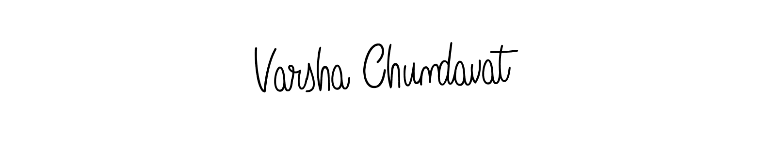 You can use this online signature creator to create a handwritten signature for the name Varsha Chundavat. This is the best online autograph maker. Varsha Chundavat signature style 5 images and pictures png