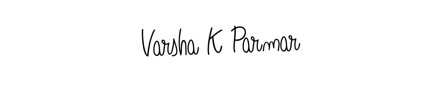 Here are the top 10 professional signature styles for the name Varsha K Parmar. These are the best autograph styles you can use for your name. Varsha K Parmar signature style 5 images and pictures png