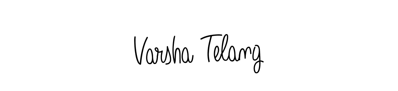 How to make Varsha Telang signature? Angelique-Rose-font-FFP is a professional autograph style. Create handwritten signature for Varsha Telang name. Varsha Telang signature style 5 images and pictures png