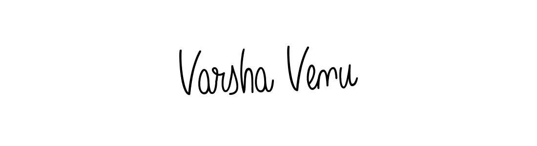 Also we have Varsha Venu name is the best signature style. Create professional handwritten signature collection using Angelique-Rose-font-FFP autograph style. Varsha Venu signature style 5 images and pictures png