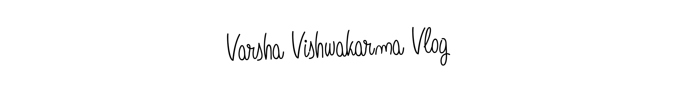 It looks lik you need a new signature style for name Varsha Vishwakarma Vlog. Design unique handwritten (Angelique-Rose-font-FFP) signature with our free signature maker in just a few clicks. Varsha Vishwakarma Vlog signature style 5 images and pictures png
