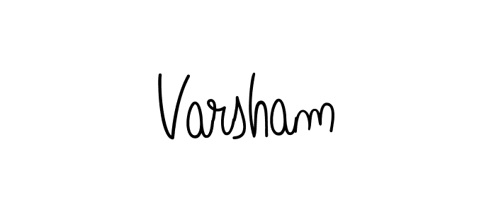 Make a beautiful signature design for name Varsham. Use this online signature maker to create a handwritten signature for free. Varsham signature style 5 images and pictures png