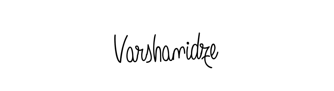 How to make Varshanidze name signature. Use Angelique-Rose-font-FFP style for creating short signs online. This is the latest handwritten sign. Varshanidze signature style 5 images and pictures png
